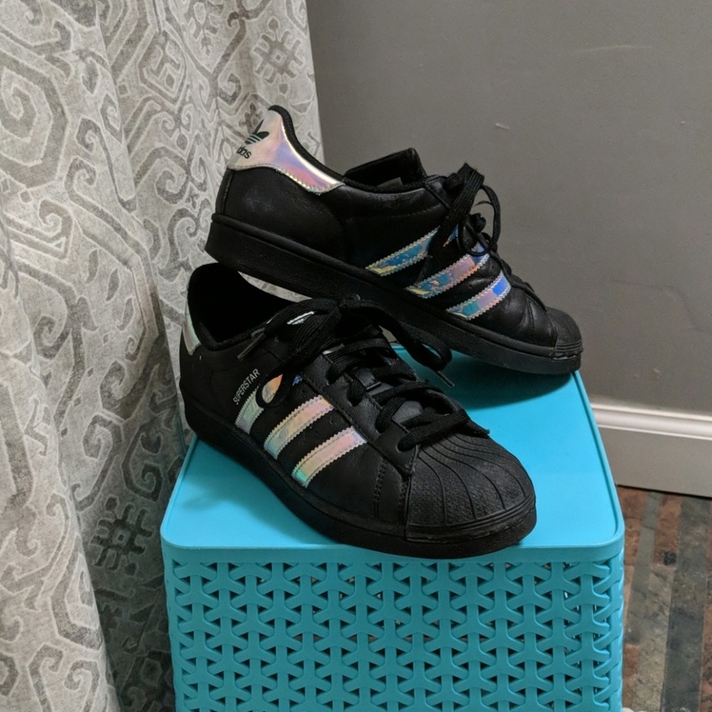 Black Adidas Shell Toes
